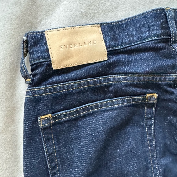 Everlane Women's High Rise Wide Leg Jeans in Indigo - Picture 5 of 8